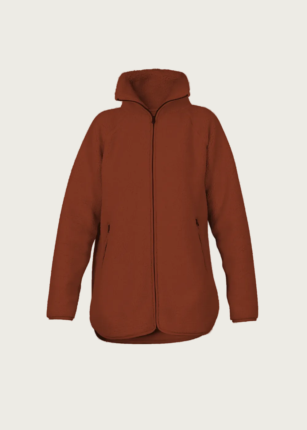 Aria Teddyfleece Jacket - Dark Teak