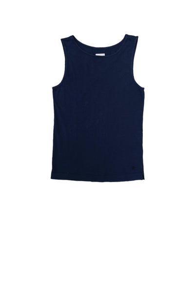 Darryl Flamé Tank Top - New Navy