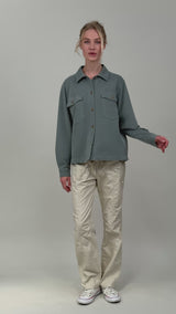 Jannie Vintage Shirt - Silver Pine