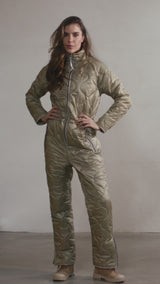 Casa Quilt Jumpsuit - Light Camel