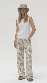 Anisette Flowerprint Trousers - Kit