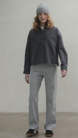 Cleo Twill Shirt - Iron Grey