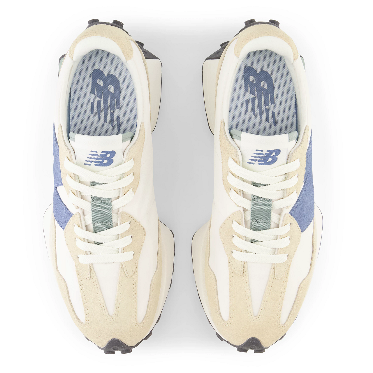 New Balance WS327PV - White/Beige/Blue – Blue Sportswear