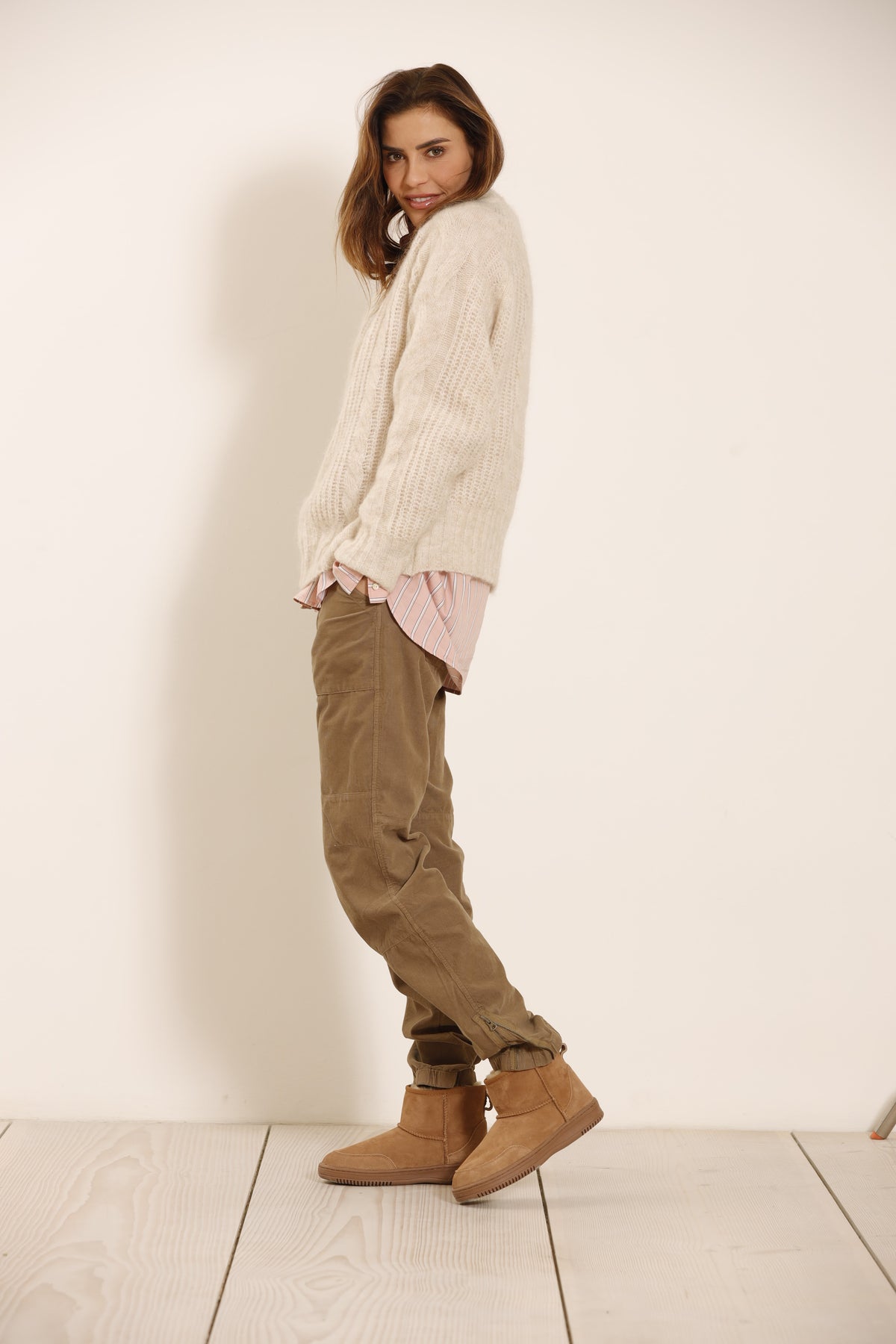 Bloomsfield Striped Shirt Rose Striped