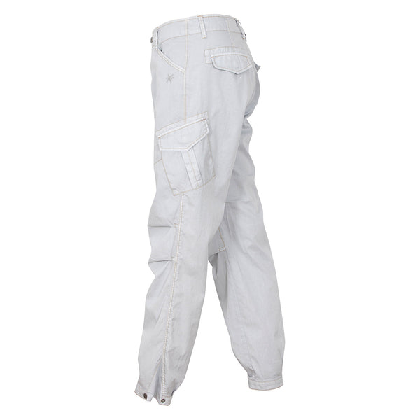 Genova Cargo Pants Silver Grey