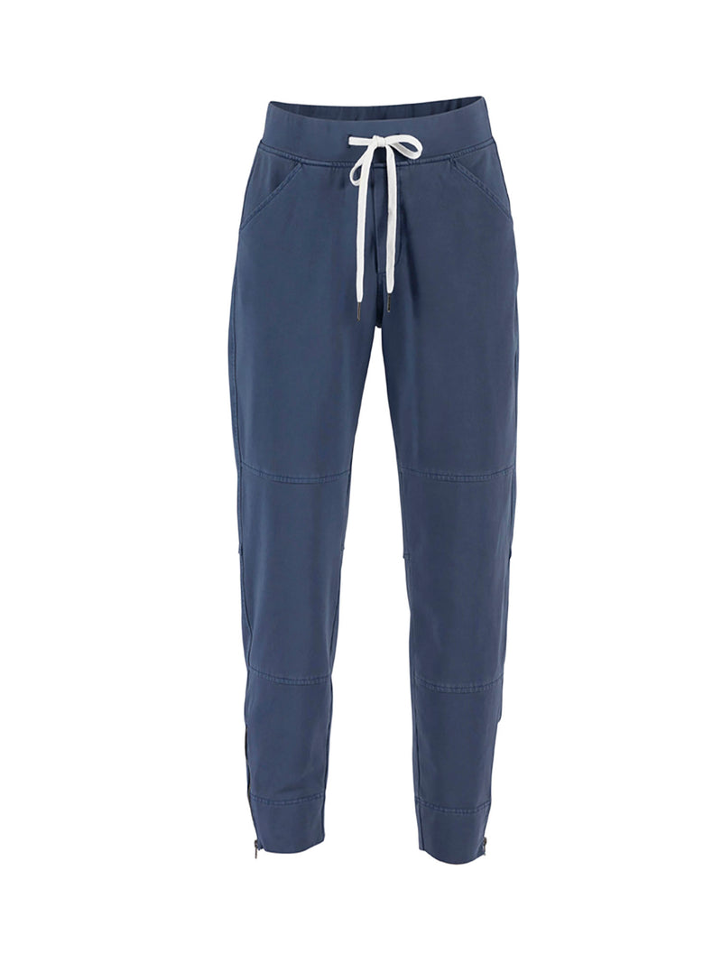 Nori Ankle Cut Pants Ink Blue vintage washed – Blue Sportswear